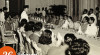 Foto Presiden Sukarno memberikan sambutan pada acara jamuan di Istana Negara kepada atlet yang akan berangkat ke Asian Games di New Delhi, India. 26 Februari 1951.